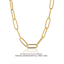 [HD PCRL T 9Y-45CM] SOLID ROUNDED PAPERCLIP LARGE TWIST LINKS (9Y, 45CM).webp