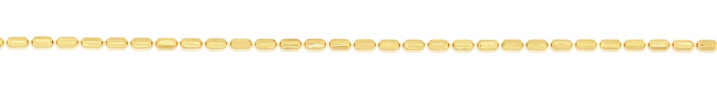 SOLID OVAL BEADED BALL LINK 1.2MM