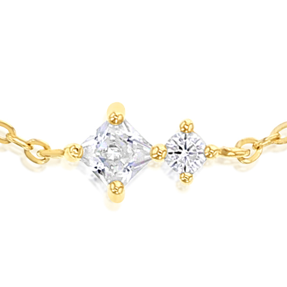 9Y MULTI CZ CONSTELLATION STYLE BRACELET