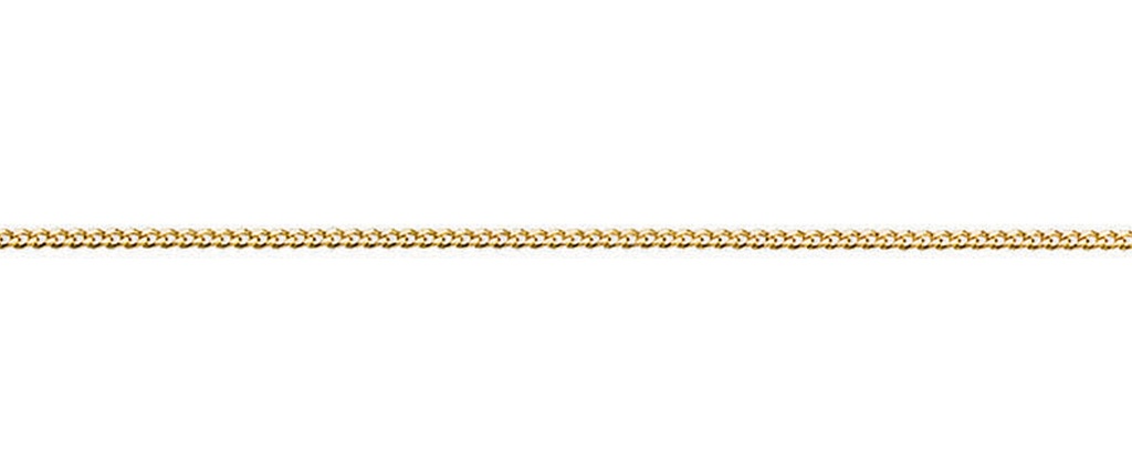 SOLID DIAMOND CUT CURB CHAIN 1.2MM