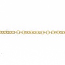 SOLID HAMMERED CABLE CHAIN 1.3MM