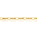 9CT SILVER FILLED CABLE 3+1 - 8.0MM WIDE - 14MM LONG LINK - 2.0MM WIRE
