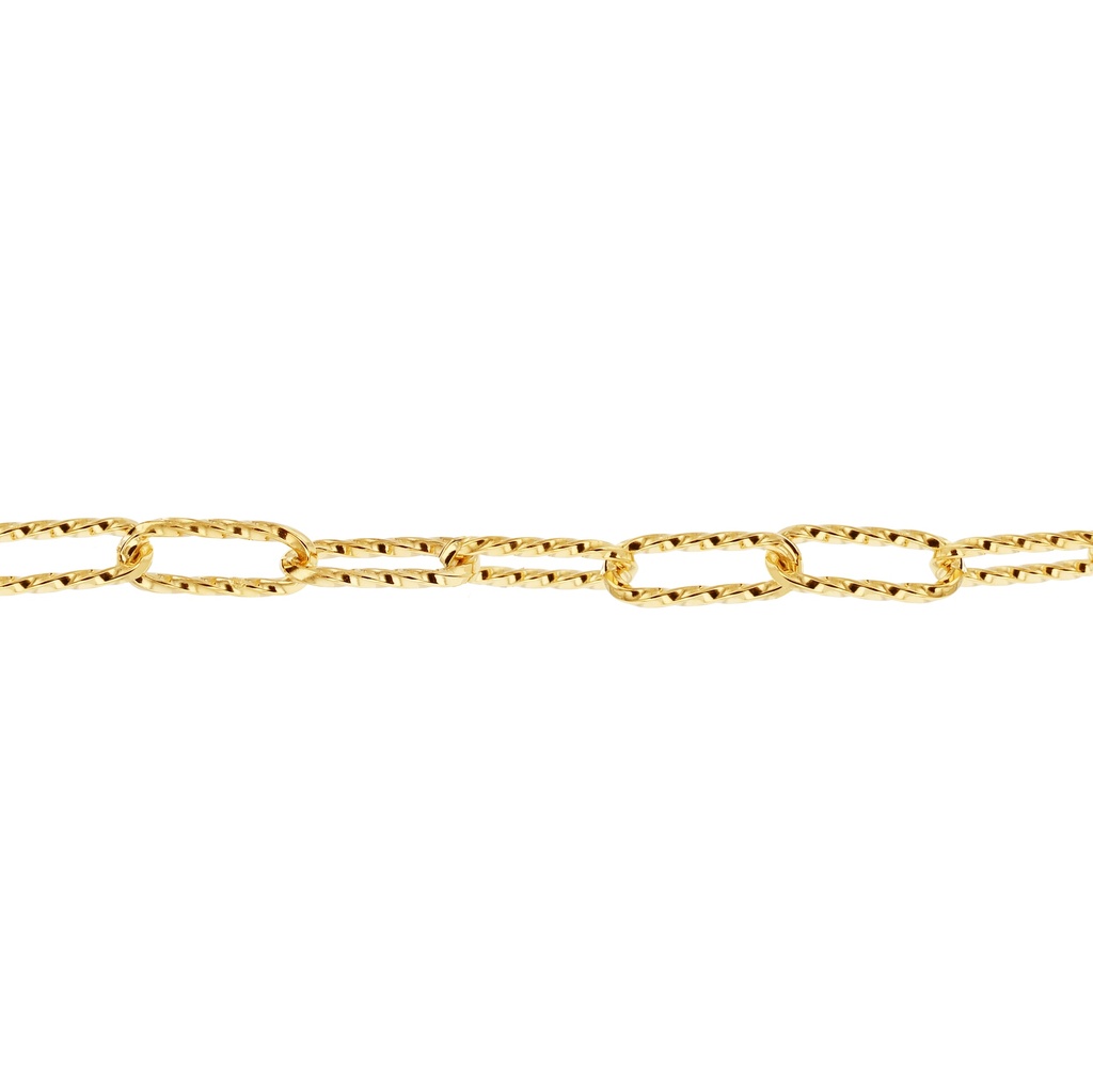 SOLID ROUNDED PAPERCLIP MEDIUM TWIST LINKS