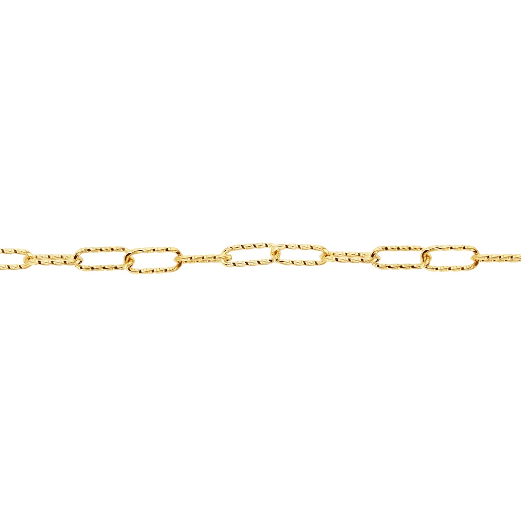 SOLID ROUNDED PAPERCLIP SMALL TWIST LINKS
