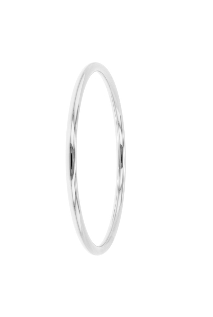 STERLING SILVER COPPER FILLED GOLF 4MM BANGLE