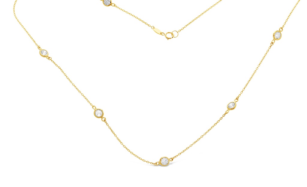 ## 9Y CZ BY THE YARD NECKLACE