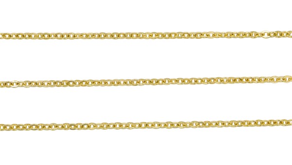 SOLID HAMMERED CABLE CHAIN 1.5MM