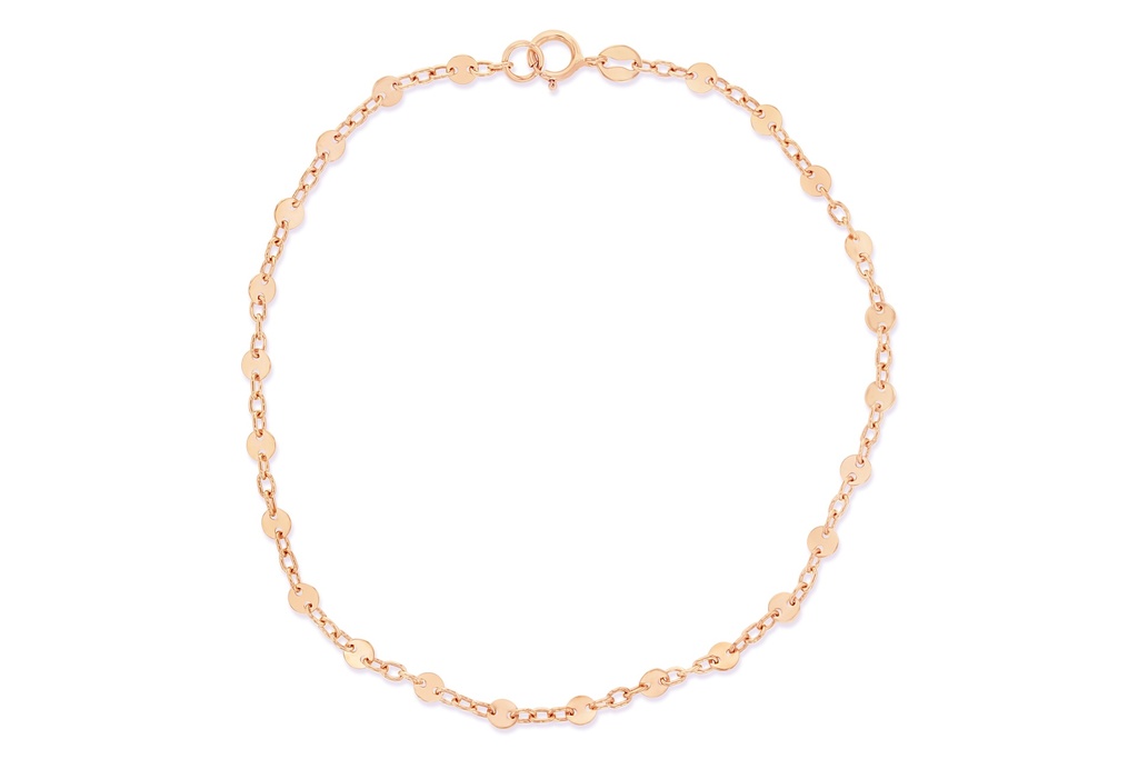 ## 9R FLAT DISC LINK BRACELET