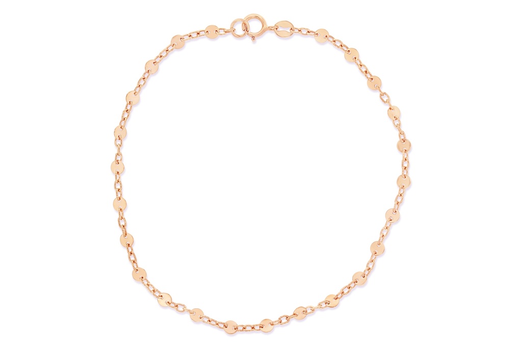 9R FLAT DISC LINK BRACELET