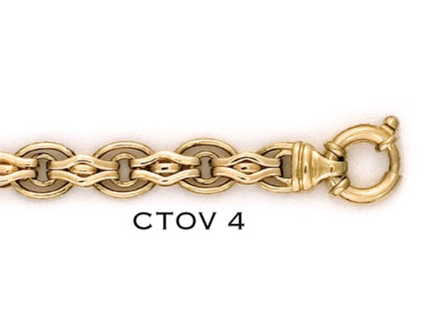 SOLID CASTING OVERLAP OVAL & GATE STYLE LINKS