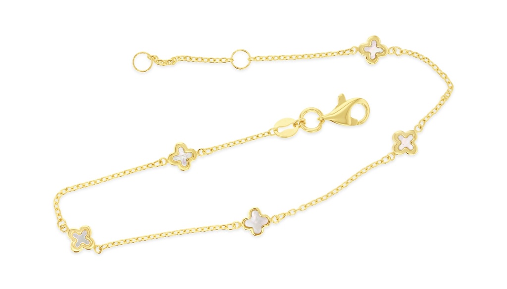 9Y MINI CLOVER M.O.P. BRACELET