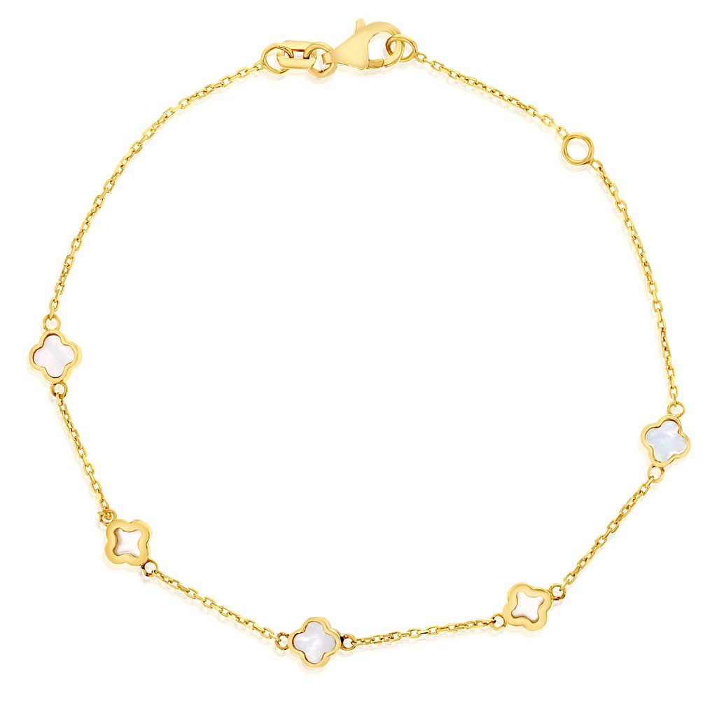 9Y MINI CLOVER M.O.P. BRACELET