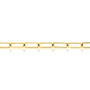 SOLID ROUNDED PAPERCLIP LARGE PLAIN + TWIST LINKS