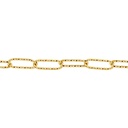SOLID ROUNDED PAPERCLIP LARGE TWIST LINKS