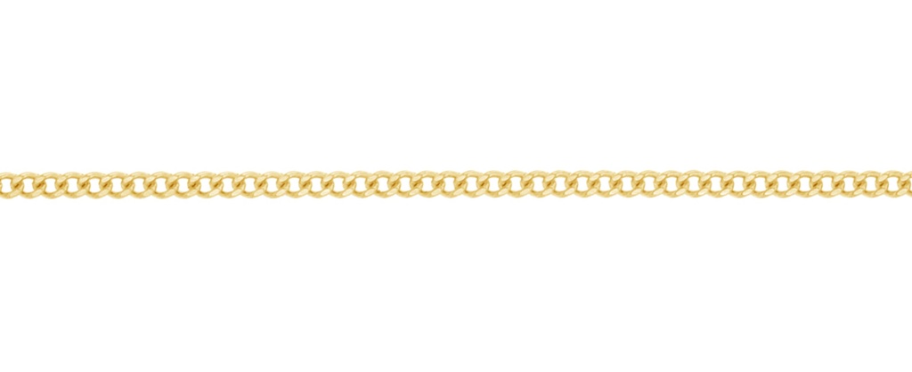 SOLID DIAMOND CUT CURB CHAIN 1.0MM