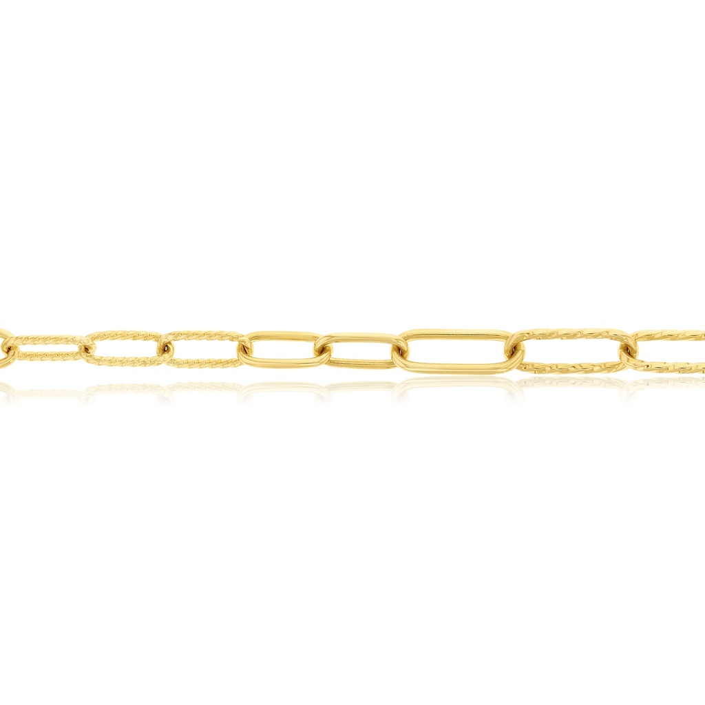 SOLID ROUNDED PAPERCLIP GRADUATED PLAIN & TWIST LINKS
