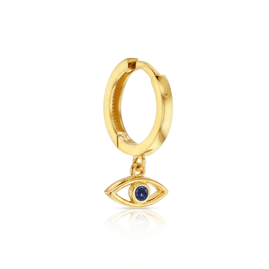 ## 9Y DROP HUGGIE W/ CZ SET EYE