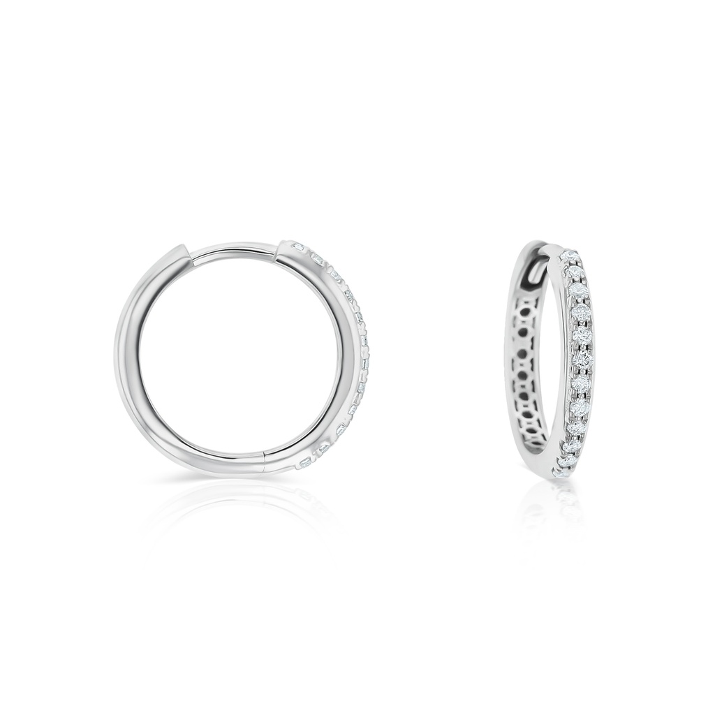 18W 12MM HUGGIE - TDW:0.19CT