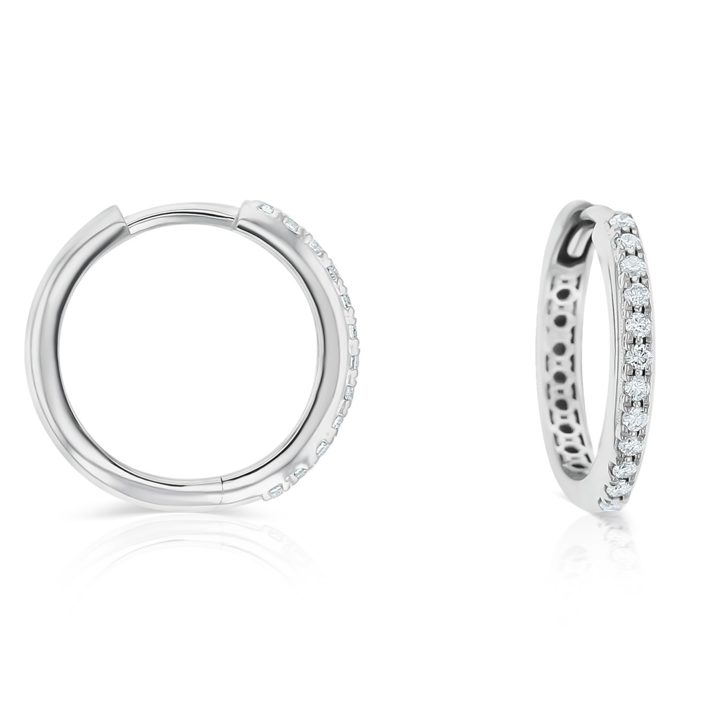 18W 12MM HUGGIE - TDW:0.19CT