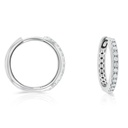 18W 12MM HUGGIE - TDW:0.19CT