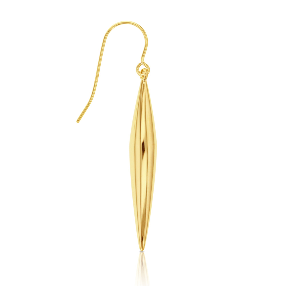 9Y LONG TAPERED DROP EARRING