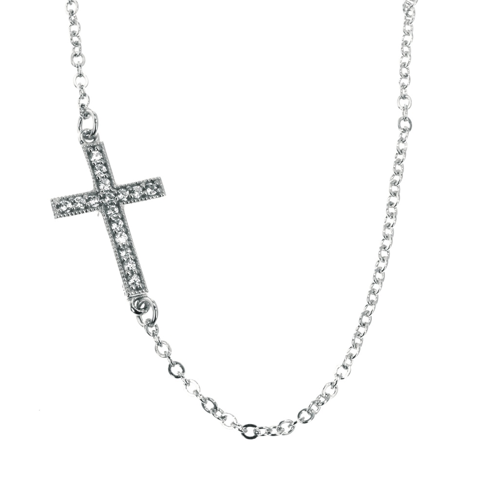 9W CZ LARGE CROSS W/ CCAH