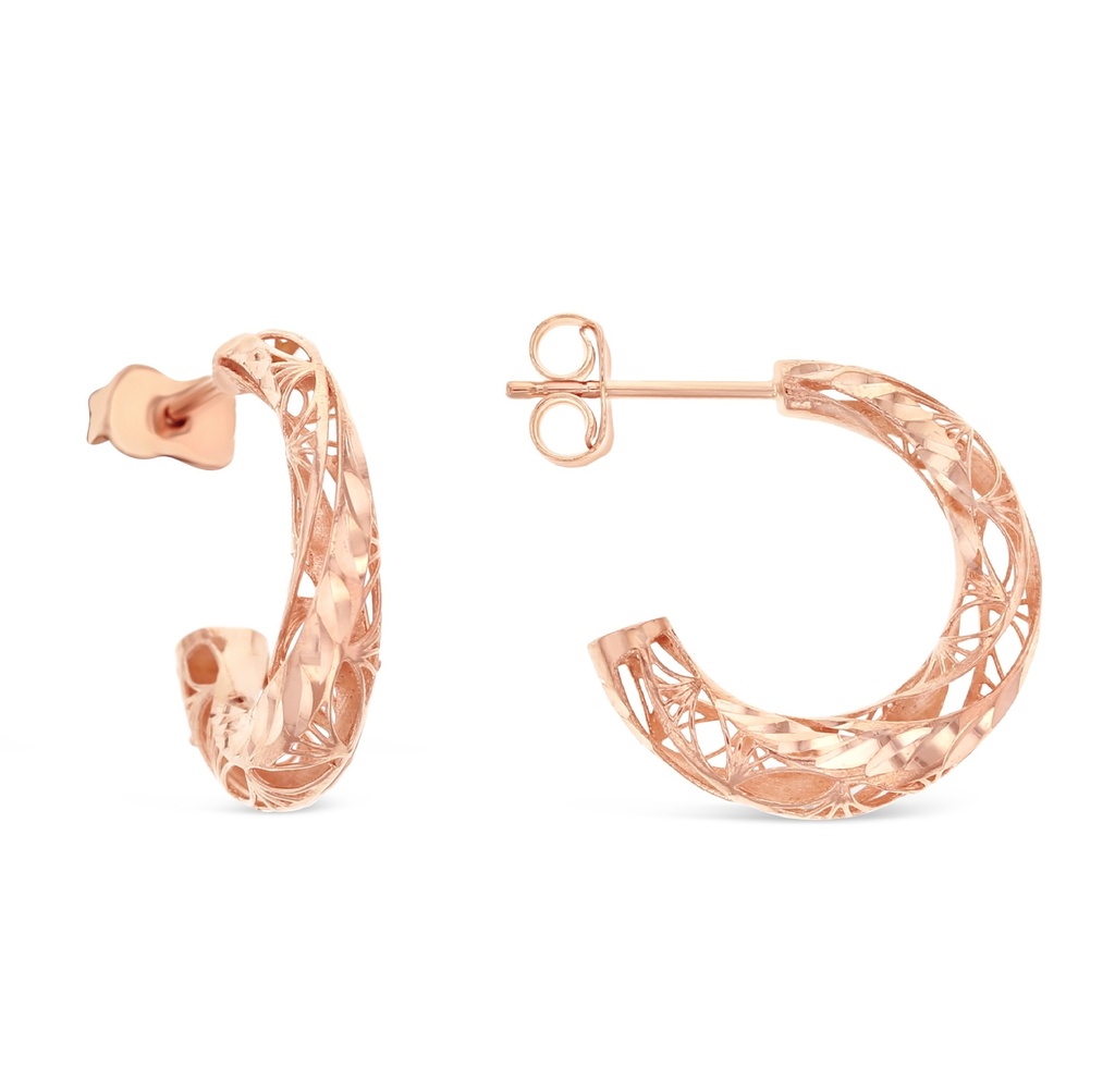 9R FANCY CUTOUT HOOP STUD