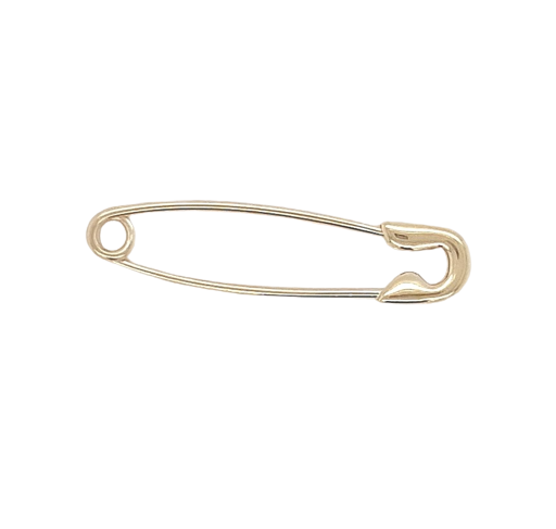 ## 9Y PLAIN GOLD SAFETY PIN