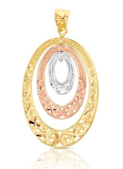 ## 9YWP OVAL FANCY DROP PENDANT