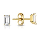 ## 9Y MINI RECTANGULAR CRISS CUT BAGUETTE STUD 2.5MM