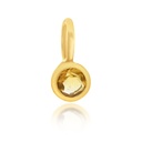 ## 9Y MINI CITRINE CHARM
