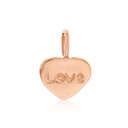 9R FLAT HEART LOVE CHARM