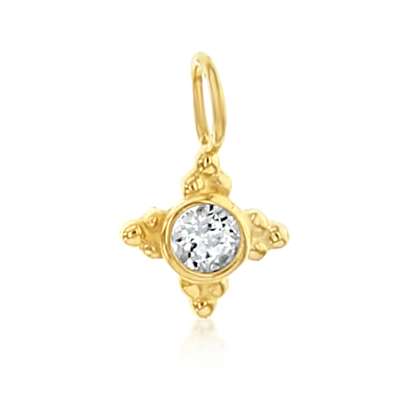 ## 9Y FANCY CZ CHARM