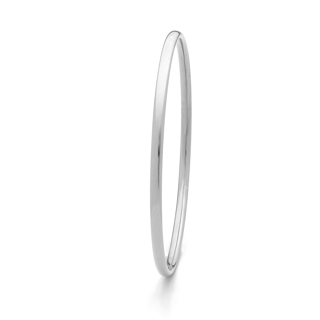 STERLING SILVER COPPER FILLED COMFORT FIT 4.5MM BANGLE