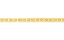 SOLID HAMMERED DIAMOND CUT CABLE 1.7MM