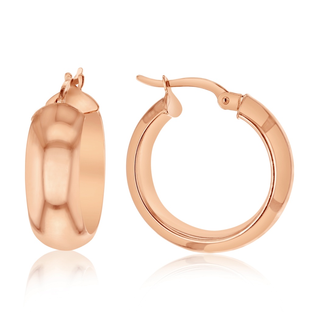 9R THICK HOOP EARRING