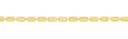 SOLID OVAL BEADED BALL LINK 1.2MM