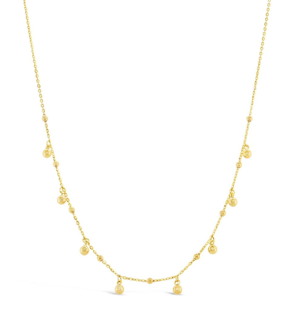 9Y MULTI BALL DROP NECKLACE