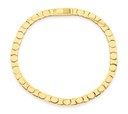 9Y 4.3MM FLAT BAR LINK BRACELET - CIRCLES