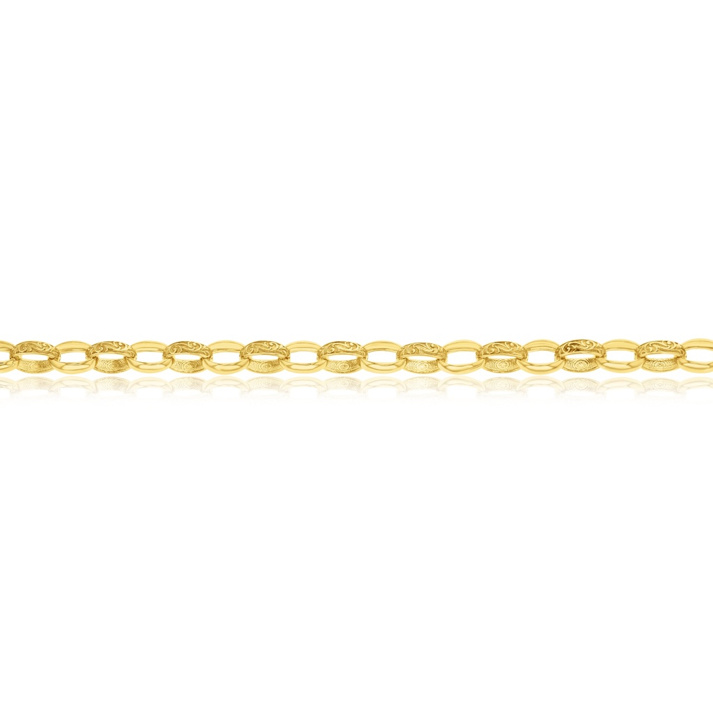 SOLID OVAL ENGRAVED BELCHER 5.6MM