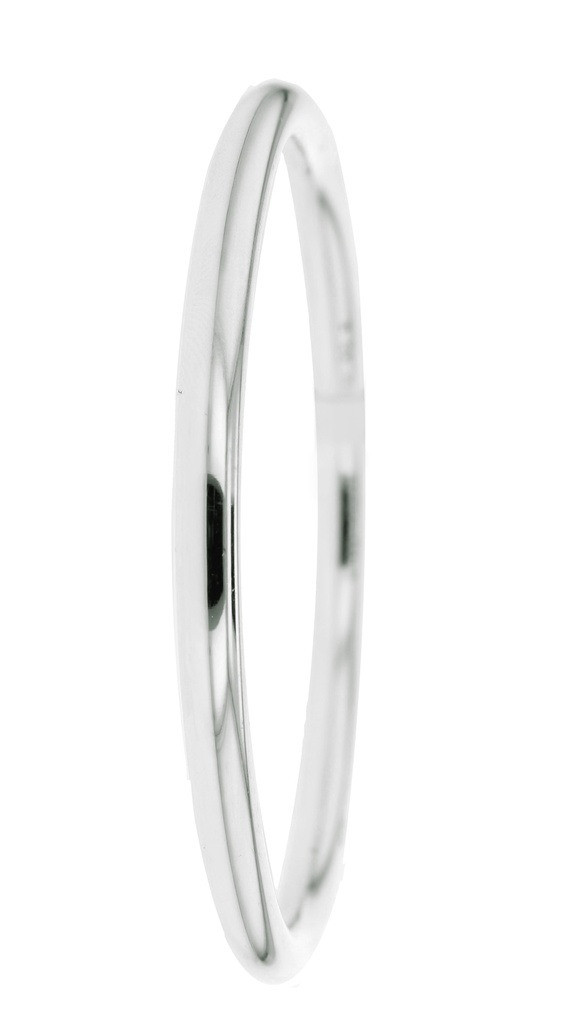 STERLING SILVER COPPER FILLED GOLF 5MM BANGLE