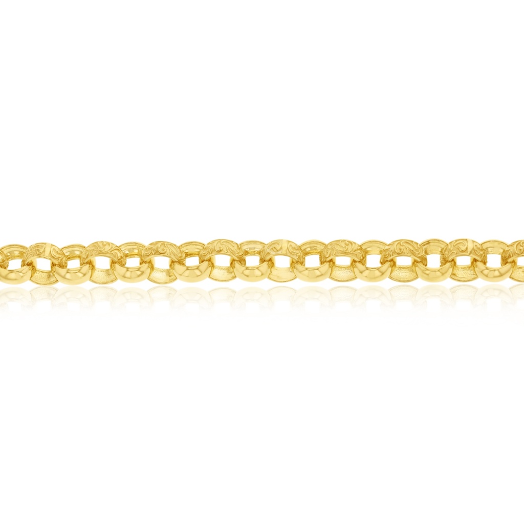 SOLID ROUND ENGRAVED BELCHER 9.5MM