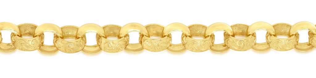 SOLID ROUND ENGRAVED BELCHER 9.5MM