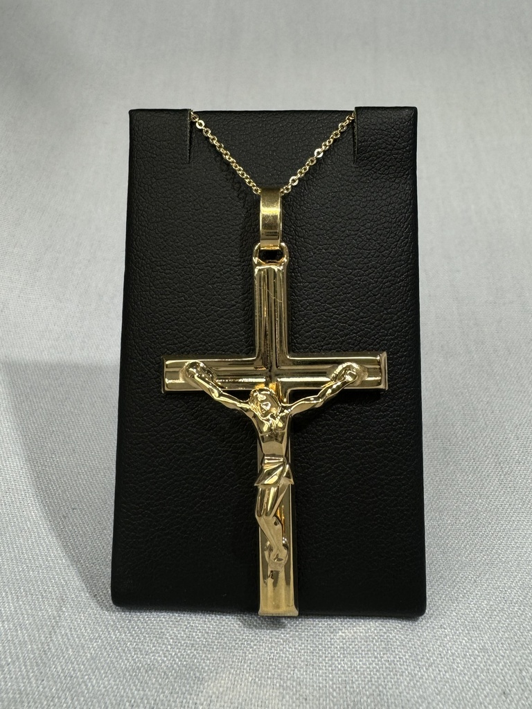 9Y JUMBO HOLLOW CRUCIFIX - XX0014