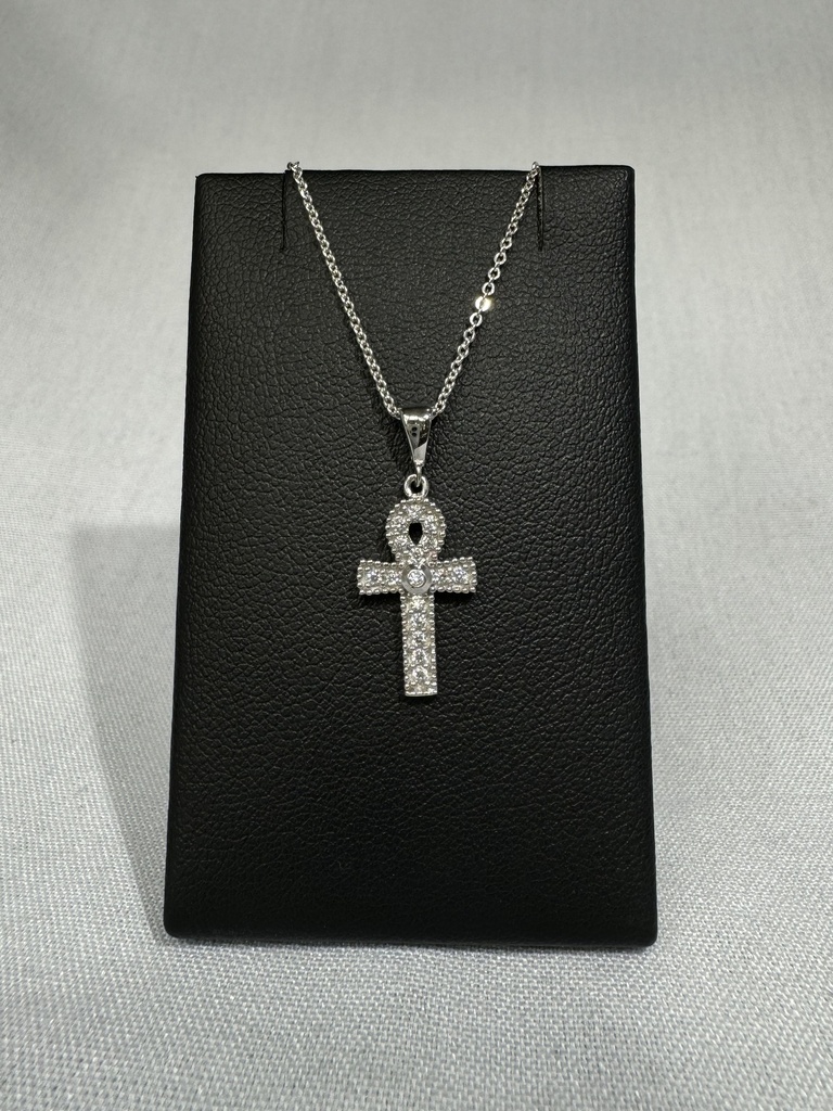 9W CZ ANKH PENDANT - XX0016