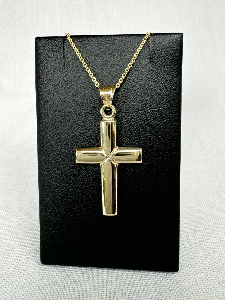 9Y WIDE DOMED CROSS WITH CENTRE CRISSCROSS - XX0097