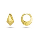 9Y TAPERED POLISHED KNIFE EDGE HUGGIE