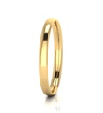 9CT SILVER FILLED COMFORT FIT 9MM BANGLE