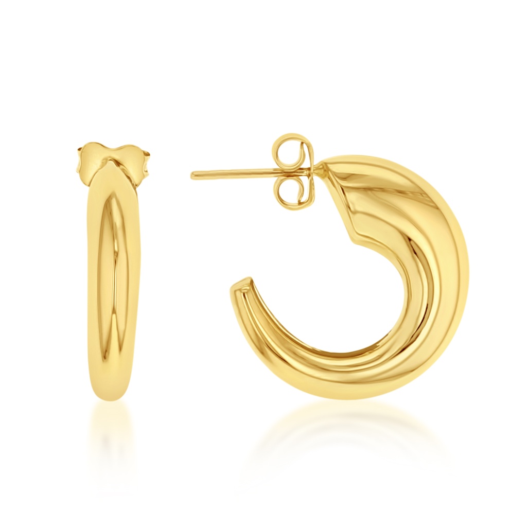### 9Y HOOK STYLE TAPERED STUD EARRING