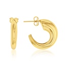 ## 9Y HOOK STYLE TAPERED STUD EARRING